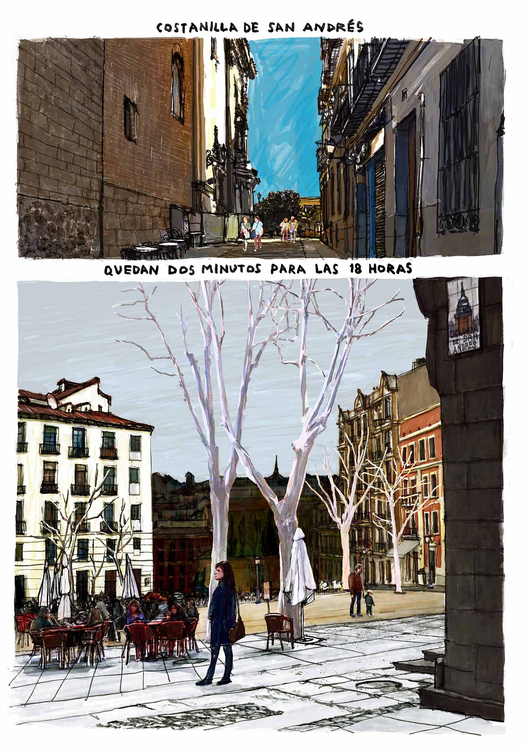Mario Jodra Artist Book - "Augusta Plaza de Paja". Page 01