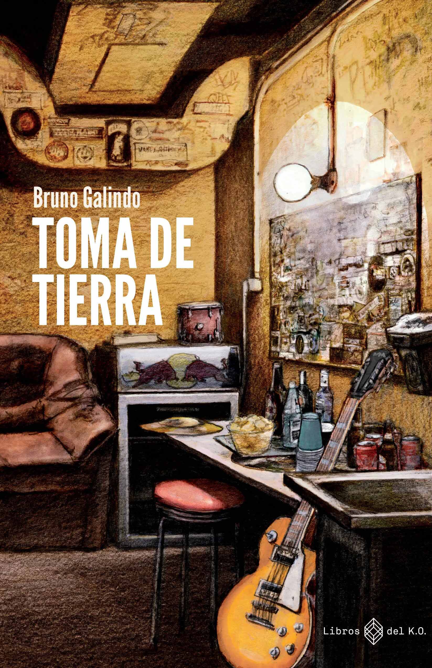 Mario Jodra Book Cover Art - Toma de tierra. Libros del K.O (publisher) 2021