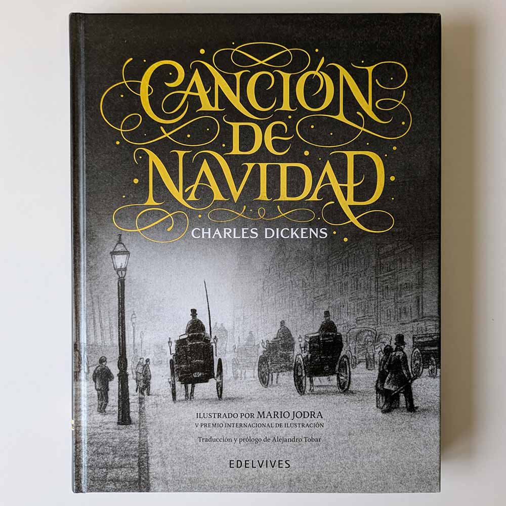 A Christmas Carol by Charles Dickens, illustrated by Mario Jodra. (...) Illustrations on interior pages.